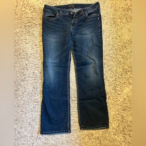 Maurice’s Silver brand jeans. Suki Mid Slim Boot cut. Size 18/L33